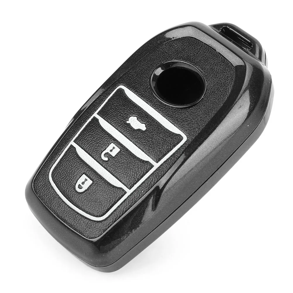 Luminous Auto Car Remote Key Fob Case Shell Key Chain For Toyota Highlander RAV4 Corolla Prado Cruiser Levin Camry old Crown