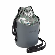 O Basket Ambag EVA стиль obag корзина с ручками ремни холщовая струнная вставка женская сумка через плечо