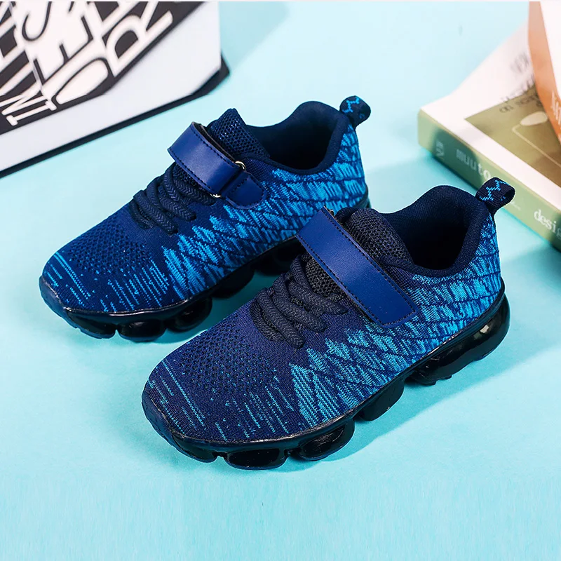 2018 новый стиль Flyknit детская беговая Обувь для мальчиков кроссовки девочек