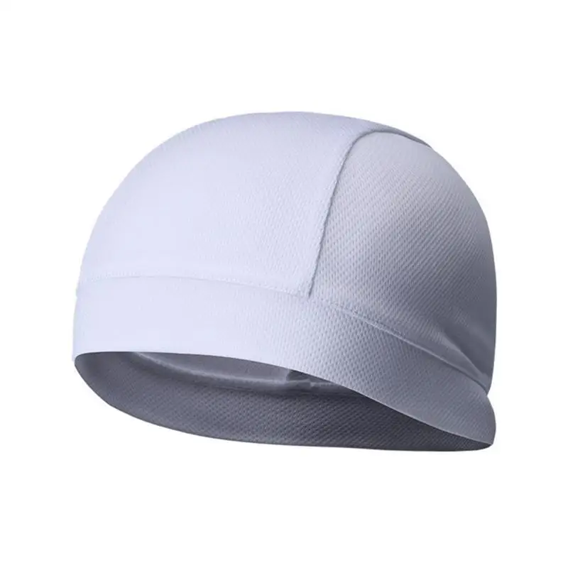Кепка с черепом, быстросохнущая спортивная шапочка для защиты от пота, велосипедная Кепка s, повязка на голову, свитер для мужчин и женщин - Цвет: White