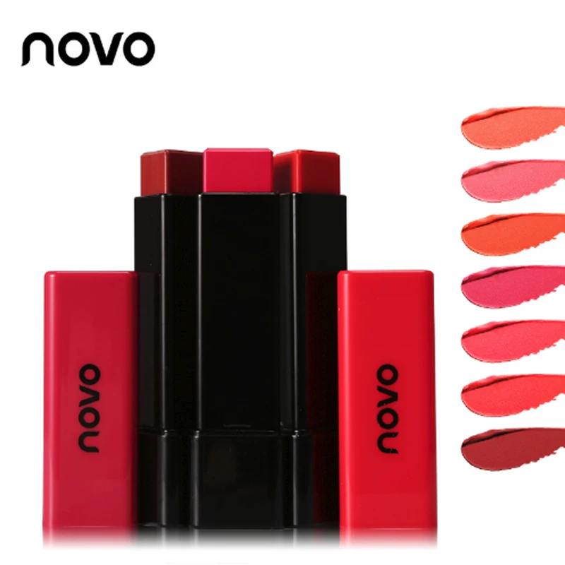 

Promot NOVObrand Triangle Lasting Moisturizing Moist Lipstick Moisturizing Lipstick Cosmetics Moisturizing Matte Lipstick Color