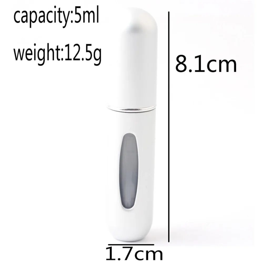 5 мл портативный дорожный мини многоразовый флакон для духов алюминиевый пустой распылитель ароматический насос спрей косметический контейнер держатель для хранения