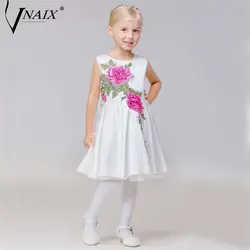 Платье с цветочным узором для девочек Vnaix P1023; Пышные Платья с цветочным рисунком для девочек; платье для первого причастия