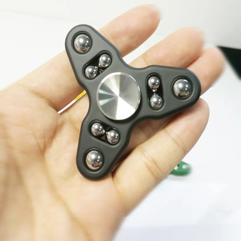 

6 Colors EDC Spinner UFO Tri-spinner Zinc   Aluminum Alloy Fidget Toy Anxiety Stress Adults Kid Metal Spinner