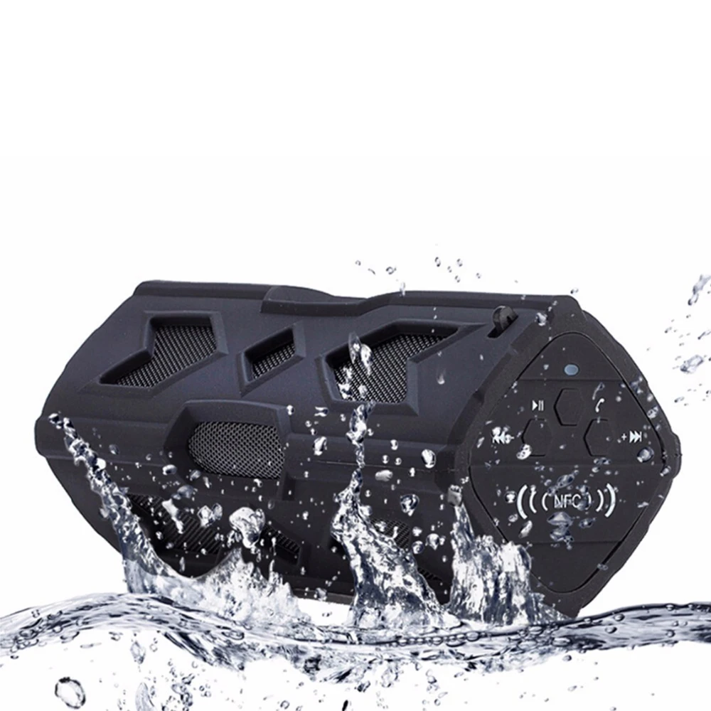 

Waterproof Bluetooth Speaker NFC 3600mAh Power Bank Shockproof Stereo Wireless Player Bicycle Cycling Audio Sound Subwoofer Box