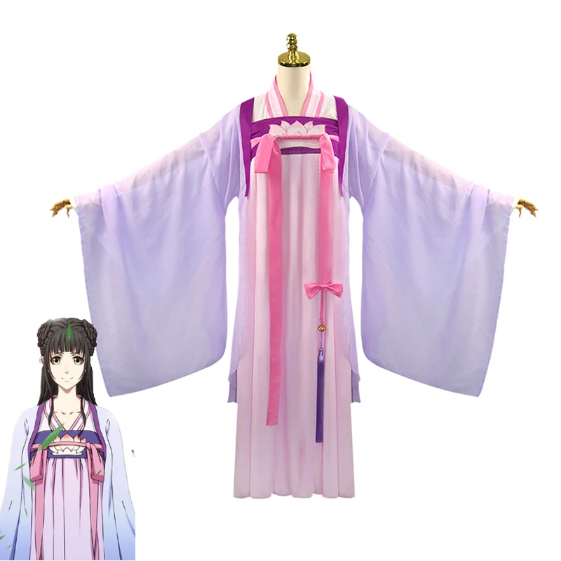 

Grandmaster of Demonic Cultivation Dress The Founder of Diabolism Jiang Yanli Cosplay Costume Mo Dao Zu Shi Female Ancient Dress