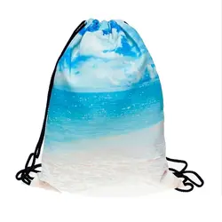 Прекрасный 3D печатных рюкзаки унисекс сумки рюкзаки-мешки большой Ёмкость Школьный для молодых мужчин и Для женщин (синий)
