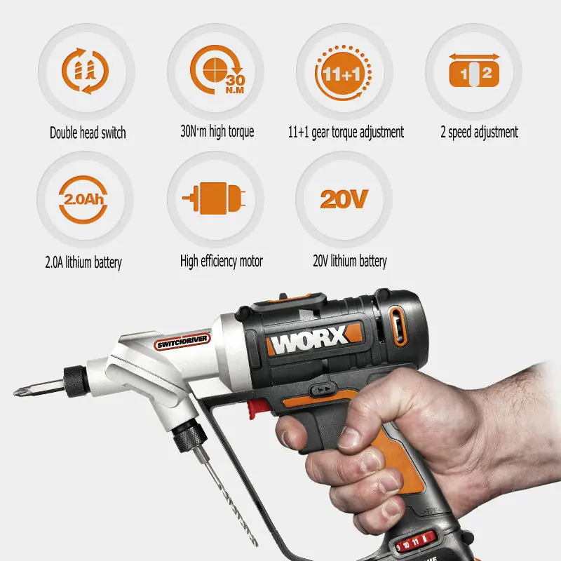 New Arrival WX176 Portable Charging 20V Lithium