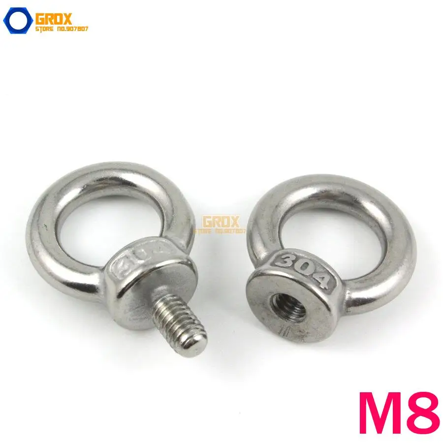 

2 комплекта M8 * 15 мм болт для машины и гайка M8 из нержавеющей стали 304