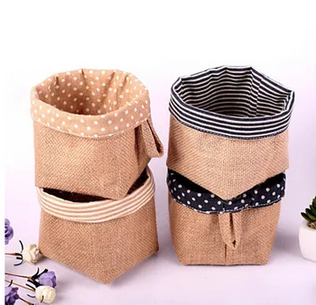 

2pcs/lot Househould folding Linen Multi-function box Stackable storage barrel fabric Laundry basket Toy Storage Basket home box