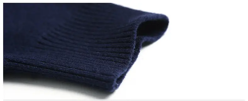 Dropshipping Sweater Men Pullover Merino Wool O Neck Men Sweater Jumper Spring Autumn Winter Warm Woolen Male knitwear Navy 3XL04