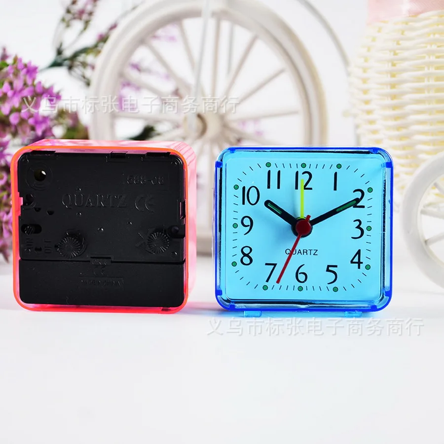 

by dhl 100 pcs mini Clock Cartoon Alarm Clock creative cartoon alarm clock