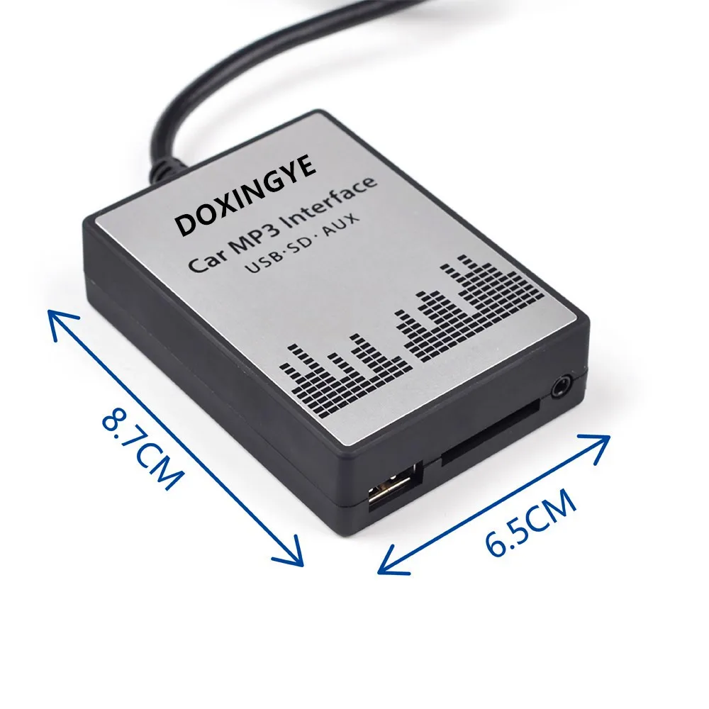 DOXINGYE USB SD AUX Автомобильный MP3 музыкальный CD чейнджер аудио адаптер для peugeot Citroen RD3 музыкальный адаптер 8PIN интерфейс CD качество звука