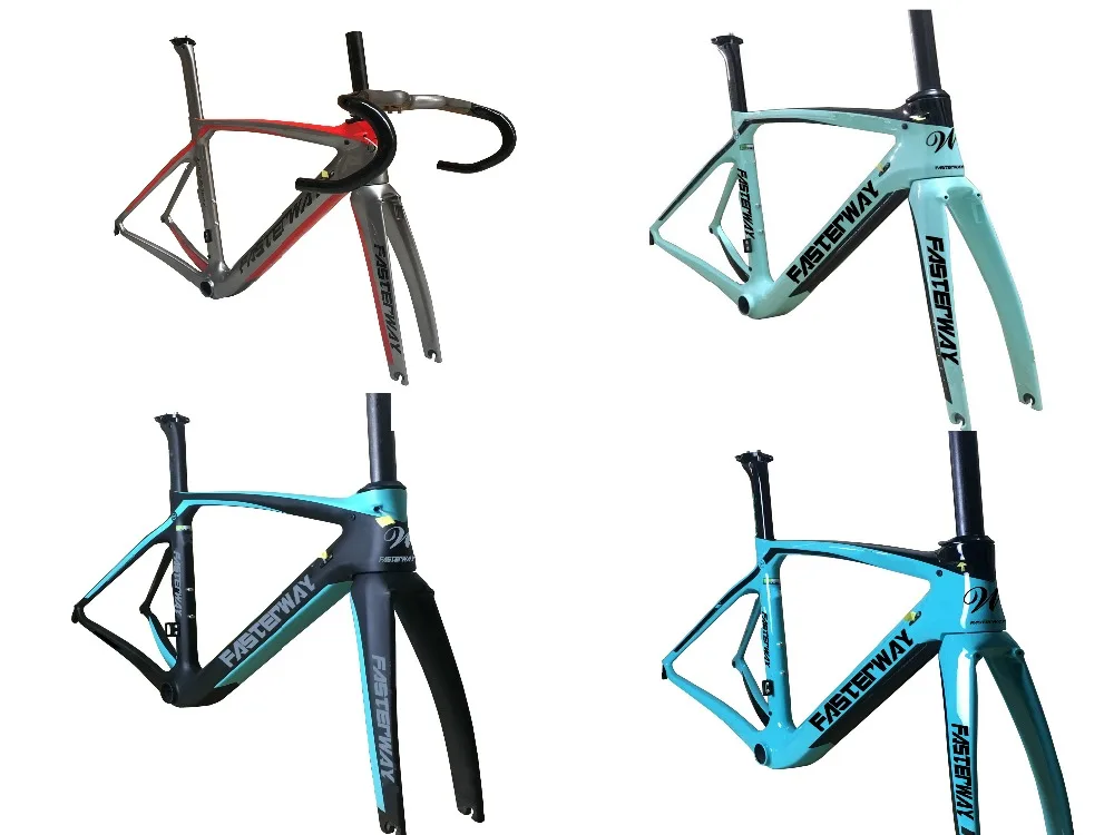 Fasterway XR4 из Тайваня, карбоновая рама, дорожный велосипед T1100 UD, набор углеродных велосипедов: карбоновая рама+ подседельный штырь+ вилка+ зажим+ гарнитура