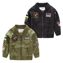Spring Autumn minnie Jackets for Boy Bomber Coat Army Green Boy s Windbreaker Winter Jacket Mickey