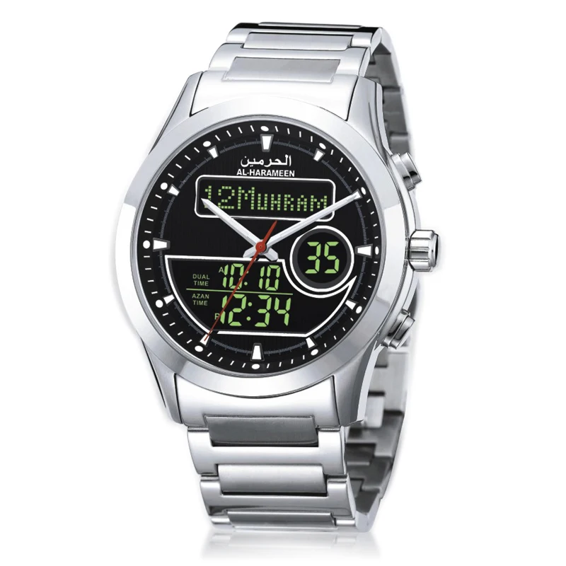 Azan Clock with Prayer Time for Muslim Prayer 6101 Azan Time with Dual