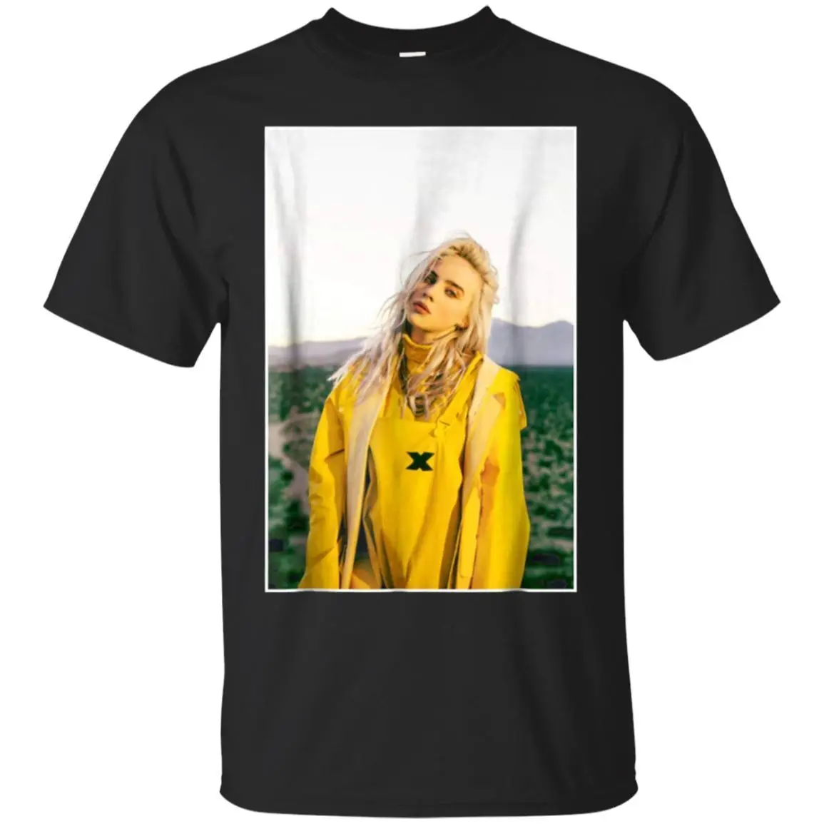 Черная футболка-BILLIE футболка EILISH for Real Fans крутая Приталенная с буквенным принтом
