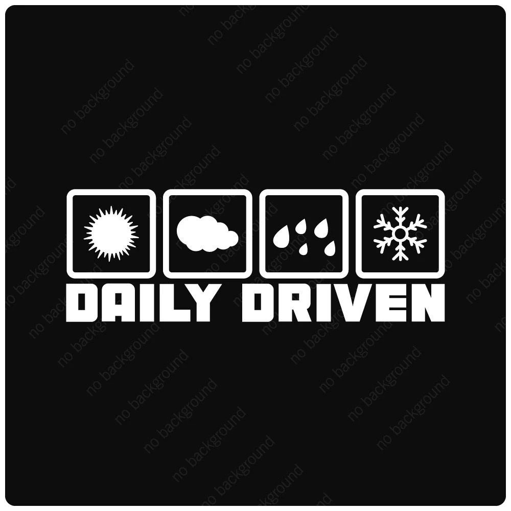 JDM Daily Driven All Weather Decal Stickers, ILLEST DRIFT STANCE LOW window sticker 13cm