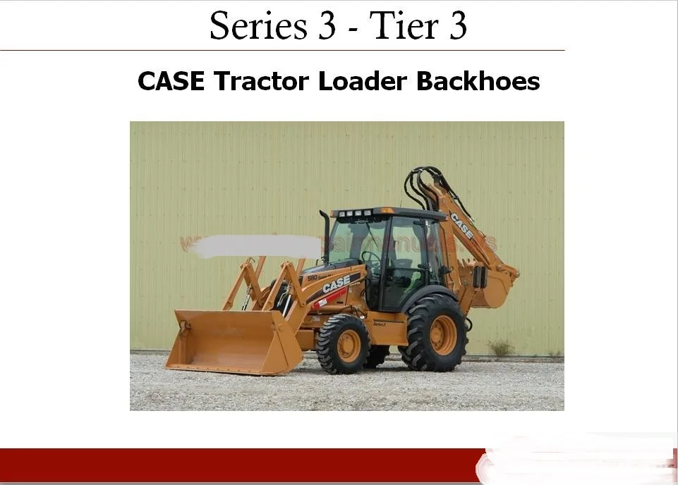 CASE Service Traning, Operator Manual, Shop Manual, Full