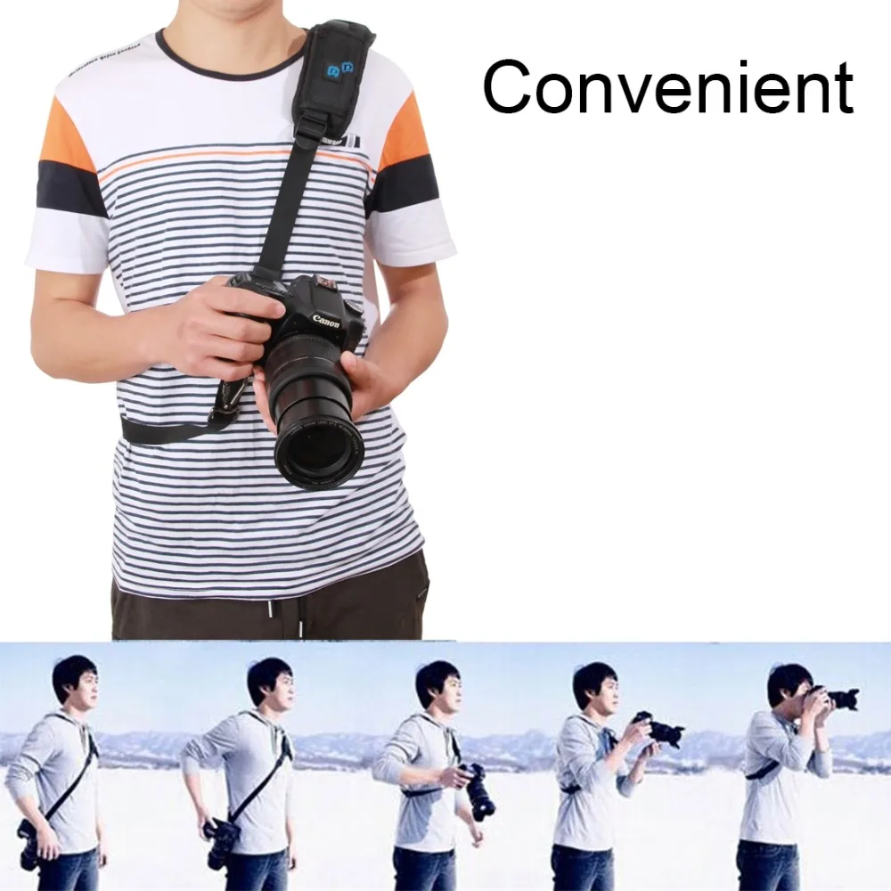 PULUZ Quick Release для SLR/DSLR Камера с противоскользящим мягкий коврик нейлон одного плеча