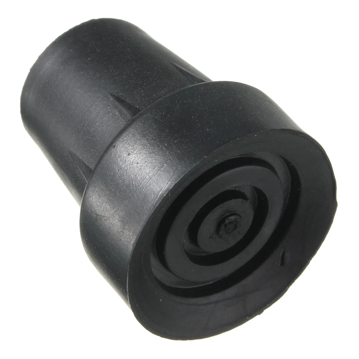 1Pcs Rubber Walking Stick End Cover Tips Cane Crutch Pad Rubber Heavy Metal Ferrule Bottom 19mm walking stick accessories