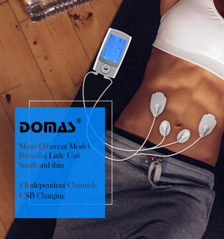 DOMAS EMS массажер стимуляция мышц электронный мышечный Стимулятор Мини Персональный Электрический массажер забота о здоровье тела