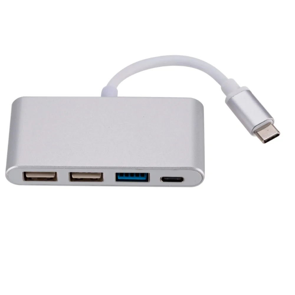 

For MacBook Air Pro 2017/2018 Portable USB HUB Type-C Port To USB C Charging Adapter+USB 3.0/2.0 interface Convenience Splitters