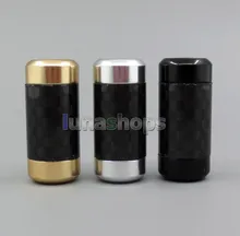 Aluminium Alloy Carbon Super Light Headphone Earphone Cable Splitter Adapter Plug For DIY Custom LN005421