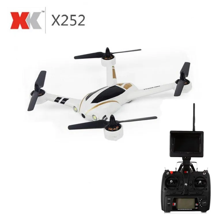 

XK X252 5.8G FPV RC Quadcopter With 720P Wide-Angle HD Camera & Brushless Motor 3D 6G Mode RTF