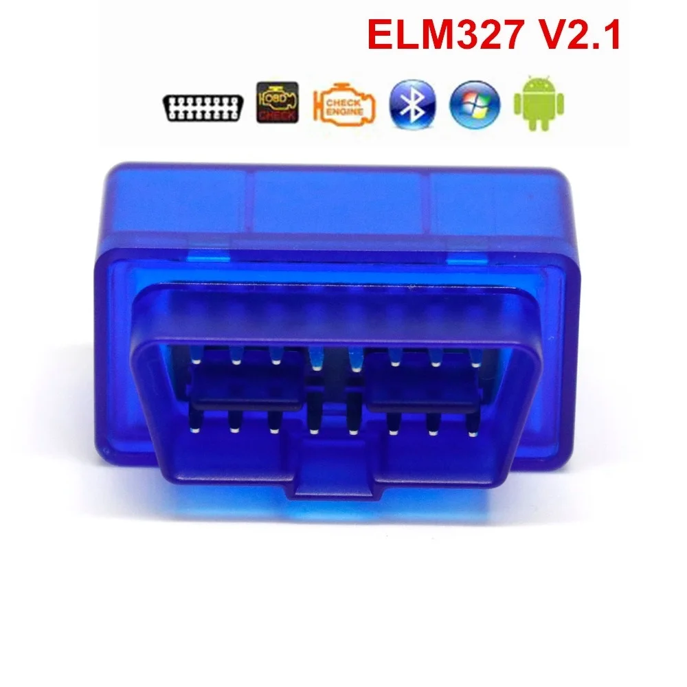 Super Mini ELM327 OBD2 автомобильный Bluetooth сканер OBDII 2 ELM 327 Тестер для Android Windows