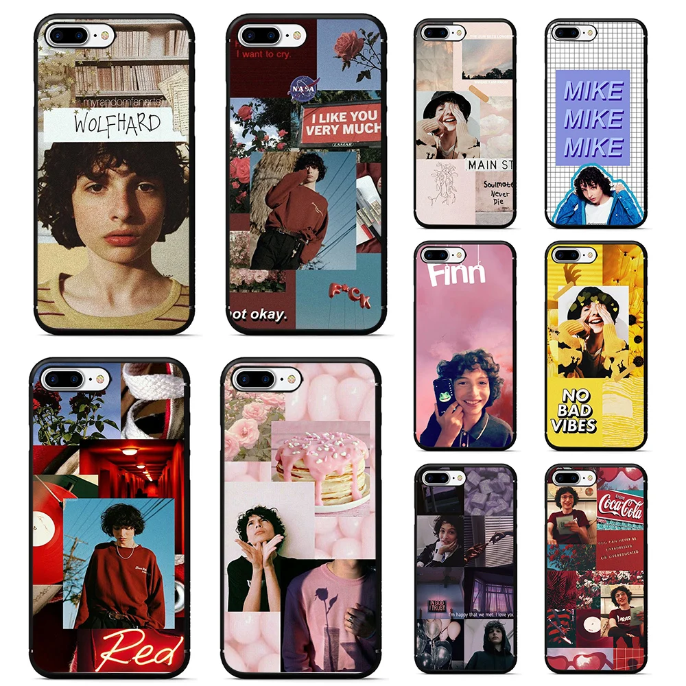 Мягкий силиконовый чехол для телефона Finn Wolfhard Stranger из ТПУ черного цвета для iphone 5 5s 6 6s 7 8 plus X XR XS MAX 11 pro Max