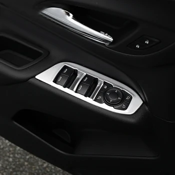 

For Chevrolet Equinox 2017 2018 accessories Car styling ABS Chrome Door Window glass Lift Control Switch Panel Cover Trim