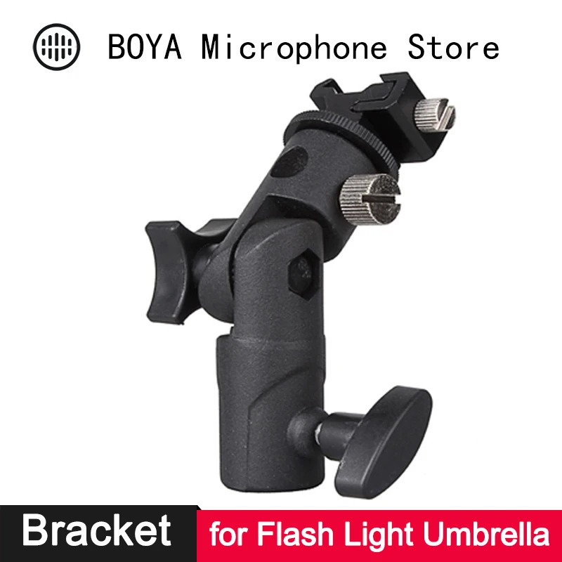 

Universal Camera LED Flash Bracket Holder Mount Swivel Adapter on Light Tripod Stand Speedlite Flashlight Umbrella Accessories