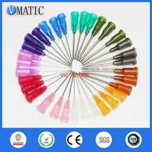 Wholesale 1000PCS 1-inch tubing length,Precision Blunt S.S. dispensing Tips 14G~27G with PP safety-lock hub tt 14g 27g 1000pcs bag dispensing needles blunt glue liquid dispenser dispensing needle plastic tapered tips