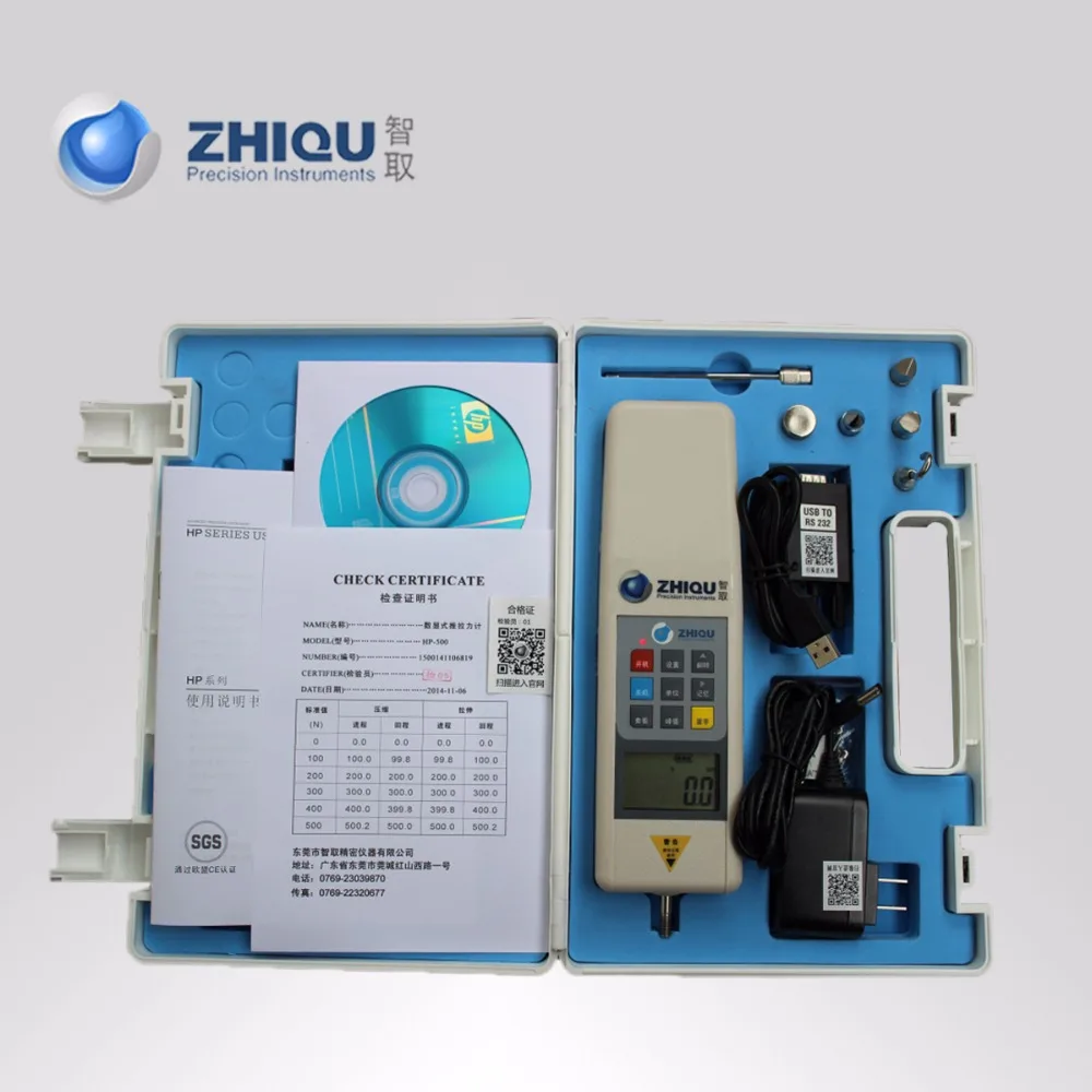 Dynamometer Digital Force Gauge HP-100 Push Pull Force Gauge With RS232 Serial Output Dynamometer Digital Force Gauge HP-100 Push Pull Force Gauge With RS232 Serial Output