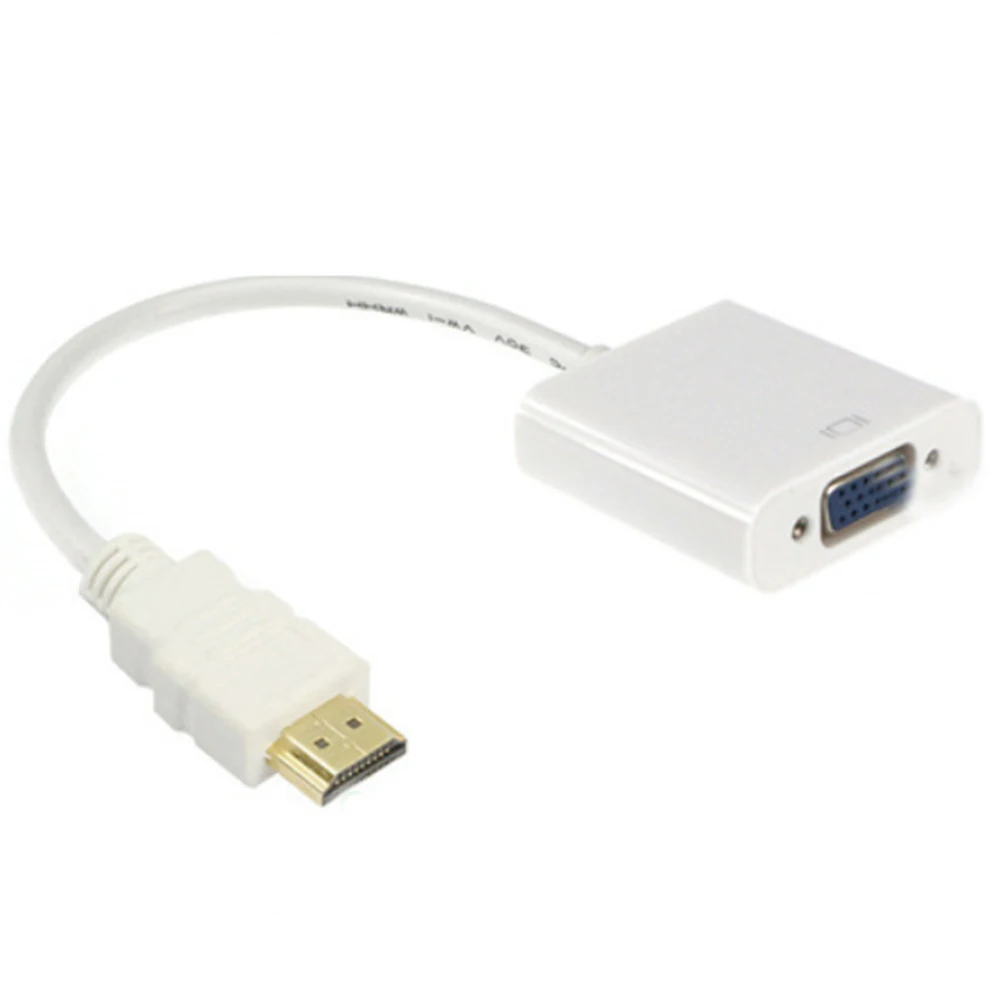 1080 P HDMI мужчина к VGA Женский видеокабель шнур конвертер адаптер для ПК ноутбука тв