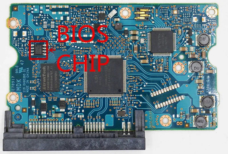 Hitachi Hdd Pcb 220 0a90380 01 110 0a90380 01 Adesivos: 9f10781 0j24069 9f10779 Dt01aba300 Dt01aba200 - Imagem 3