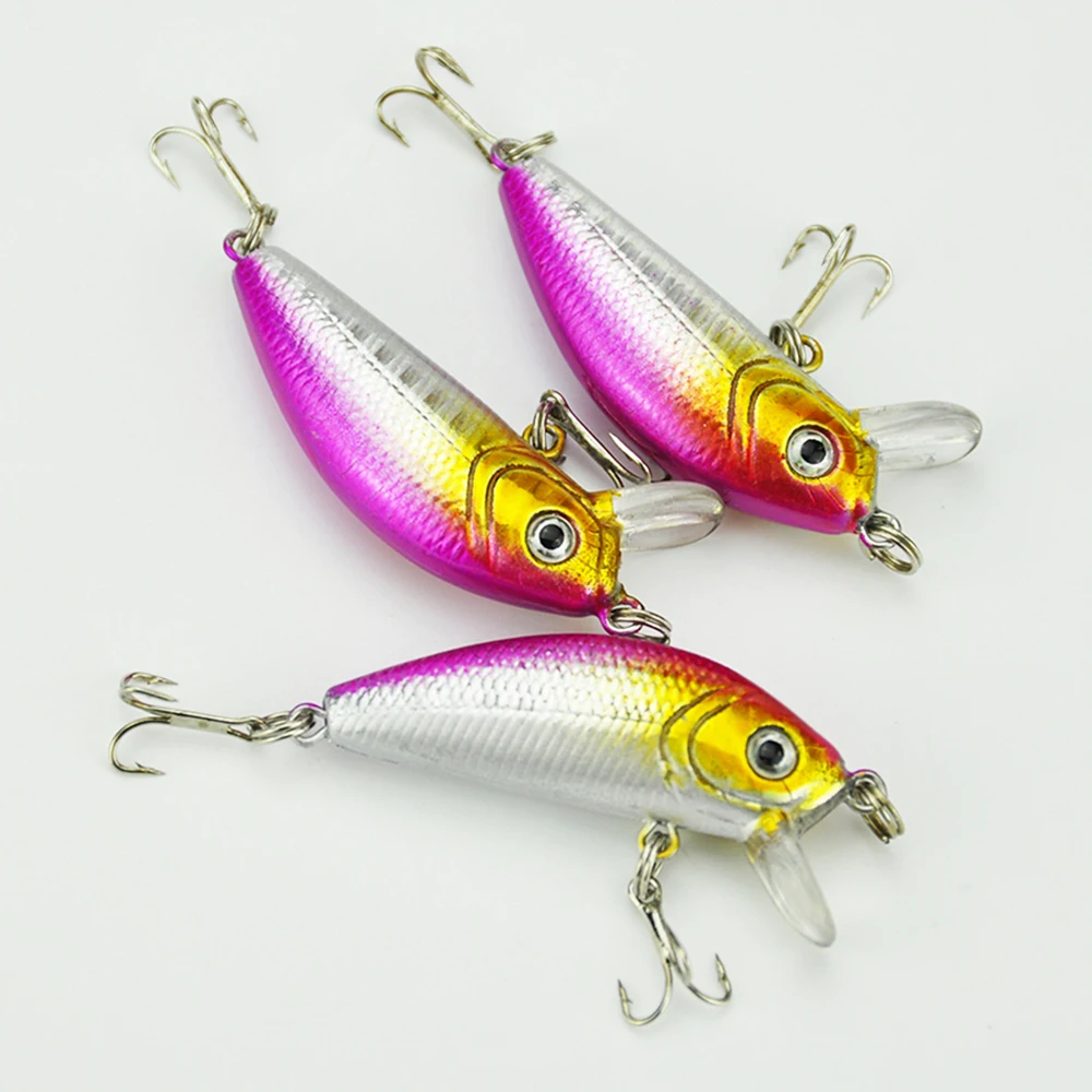 1PCS 55mm fishing lure sea bass lure for reels and rod hard artificial