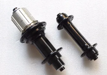 

24/28 20/24 18/21Key Holes Powerway J Bend/Hook Road Bike Hubs Bicycle Hubset 11 speed Black