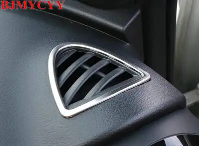 

BJMYCYY 2PCS/SET Air outlet decoration frame on both sides of the upper part of the dashboard for Nissan Kicks 2017