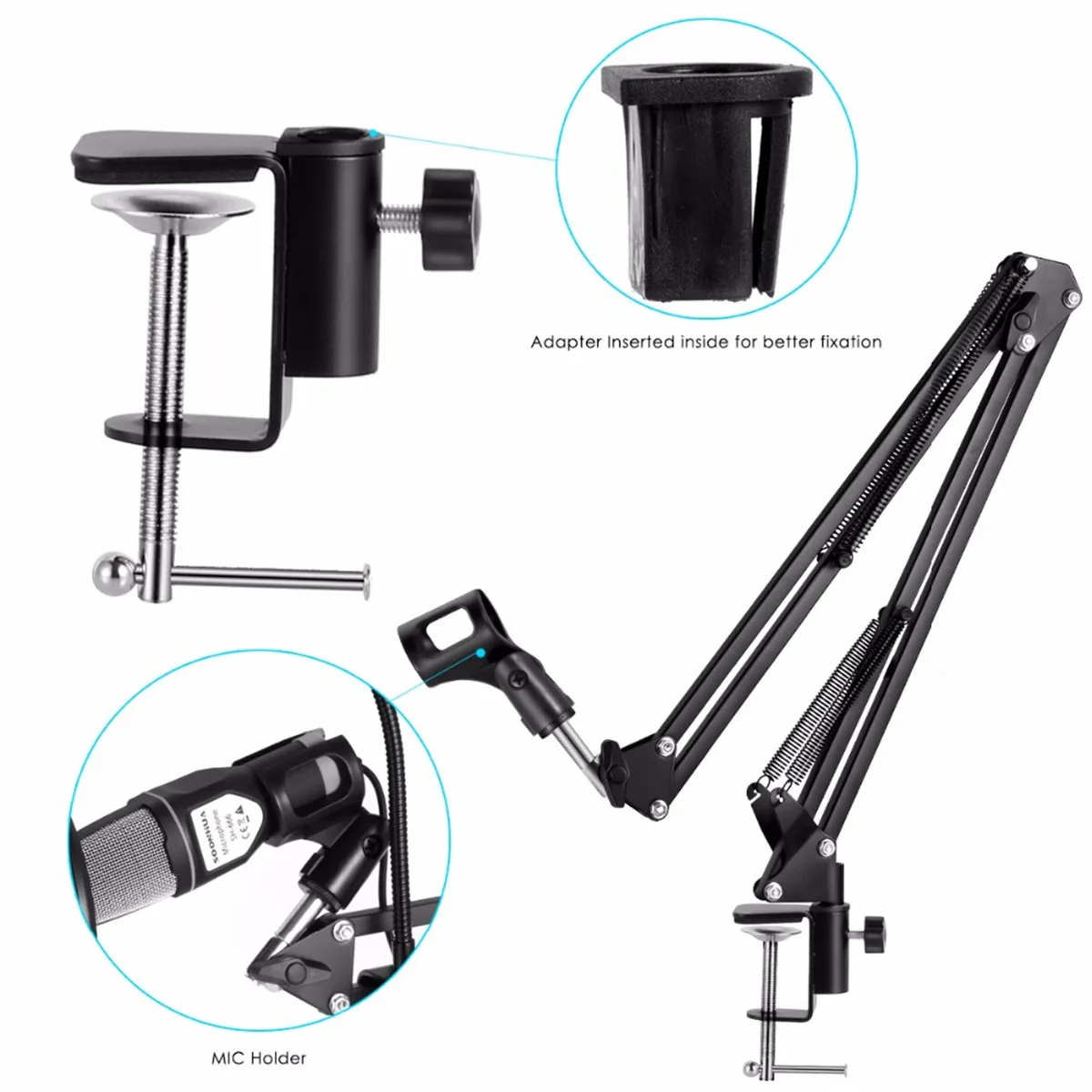 Buy Pro Mic Microphone Adjustable Angle Height