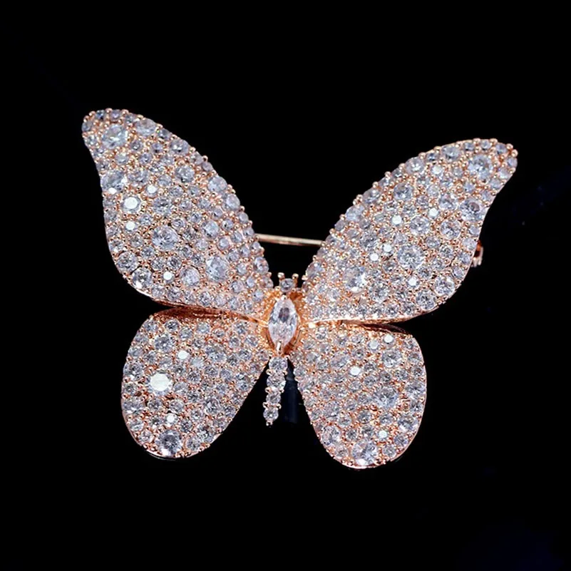 

Red Trees Brand High Quality Insect Pins and Brooches Jewelry Fashion Brooch Butterfly New Year Gifts For Women Drop Shipping