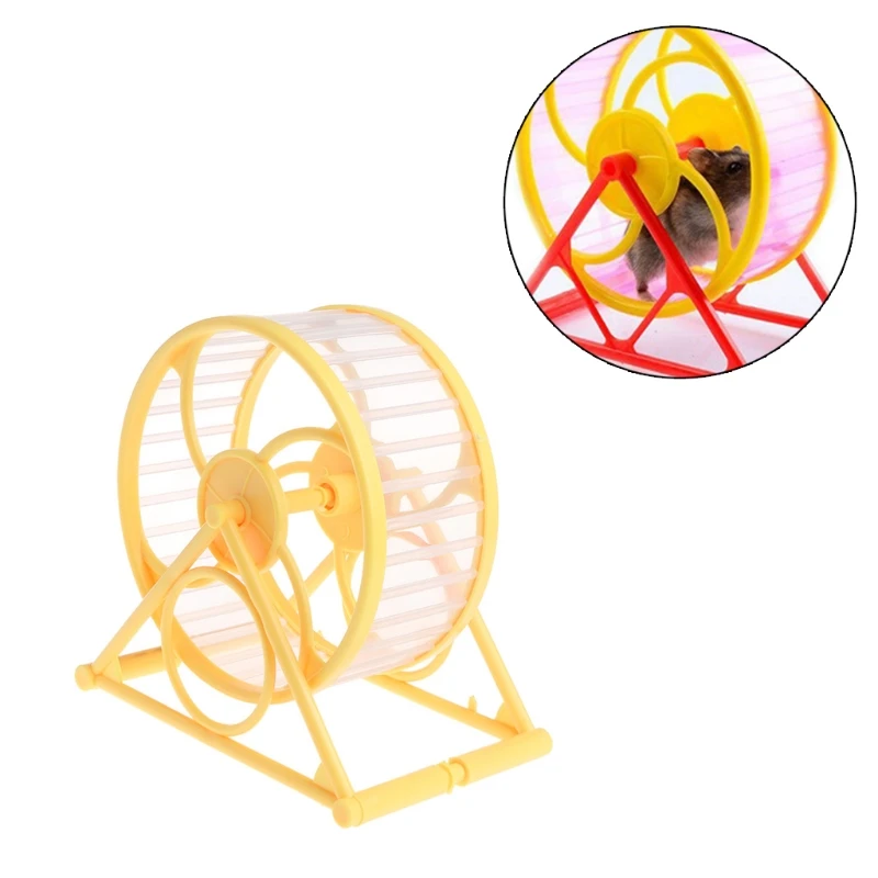 Joyzan Hamster Exercise Wheel, Mice Silent Quiet Running Spinner Mini Pet Small Guinea Pig Toy Mute Mount On Cage Accessories Gerbil Dwarf Syrian Rat Animal Chinchillas Dwarf Syrian Hedgehog Mouse