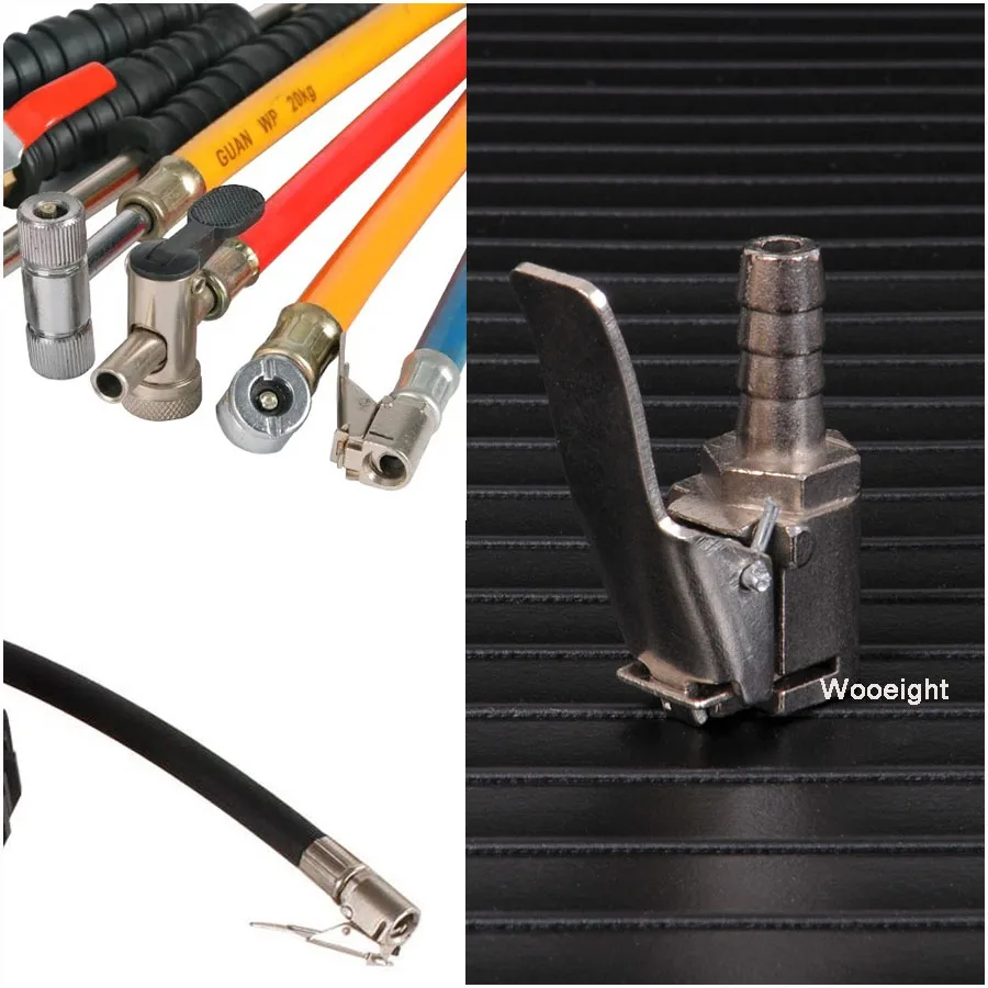 1pc 6mm Auto Air Pump Chuck Clip Car Truck Tyre Tire Inflator Valve