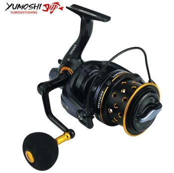 

Distance Spinning Reel Ocean Wheel Big Size Spool 15 Ball Bearing 4.1:1 carretilha de pesca