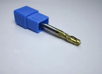 

HRC58 4MM two 2 flutes tungsten carbide end mill milling cutter CAE2-4X4 L50mm KVL <HRC60 for general steel CNC end mills