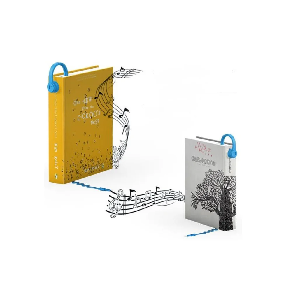 Fashion headphones style bookmark cute book markers for reading books Promotional Gift Stationery Film Bookmark