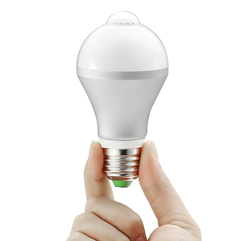 B22 E27 LED PIR Motion Sensor Bulb 5W 7W 9W AC85 265V Induction Bulb