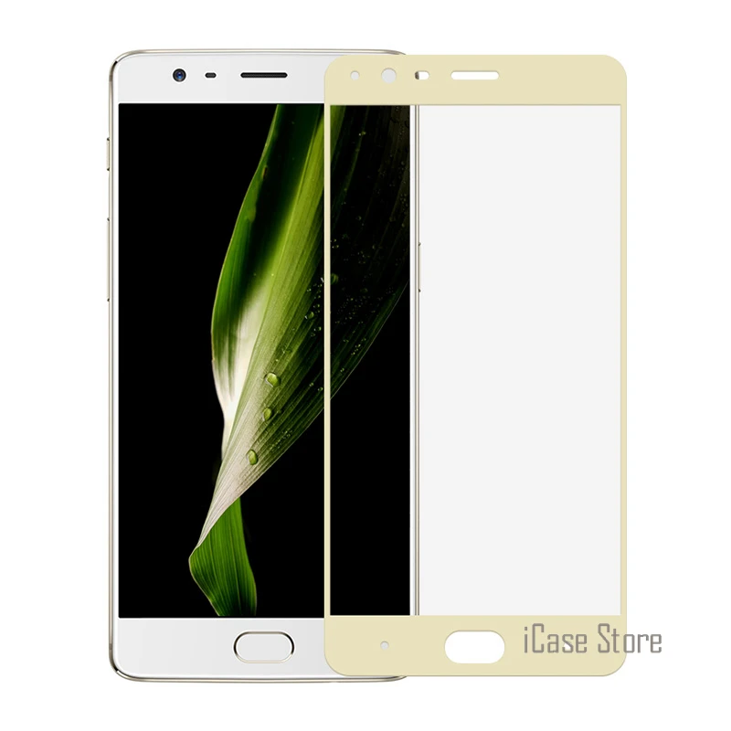

For OnePlus Three 3T Tempered Glass Color Full Cover Screen Protector For One Plus 3 A3000 1+ 3T T Guard Explosion Proof Film