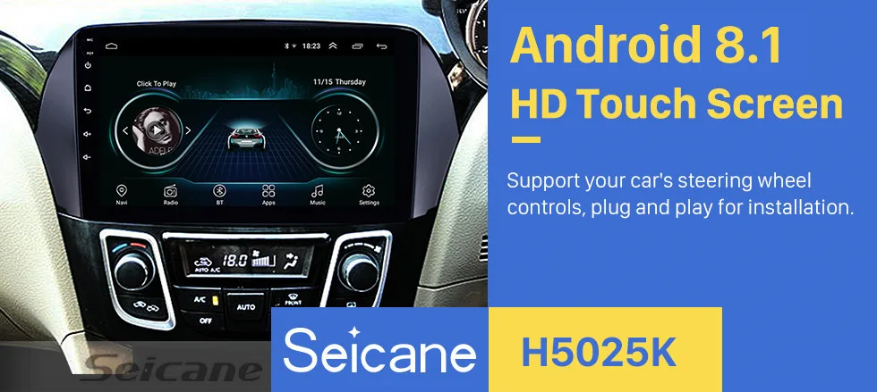 Seicane " Android 8,1 HD сенсорный экран головное устройство gps автомобильный радиоприёмник для Suzuki Alivio резервная Bluetooth Камера DVR Дистанционное управление